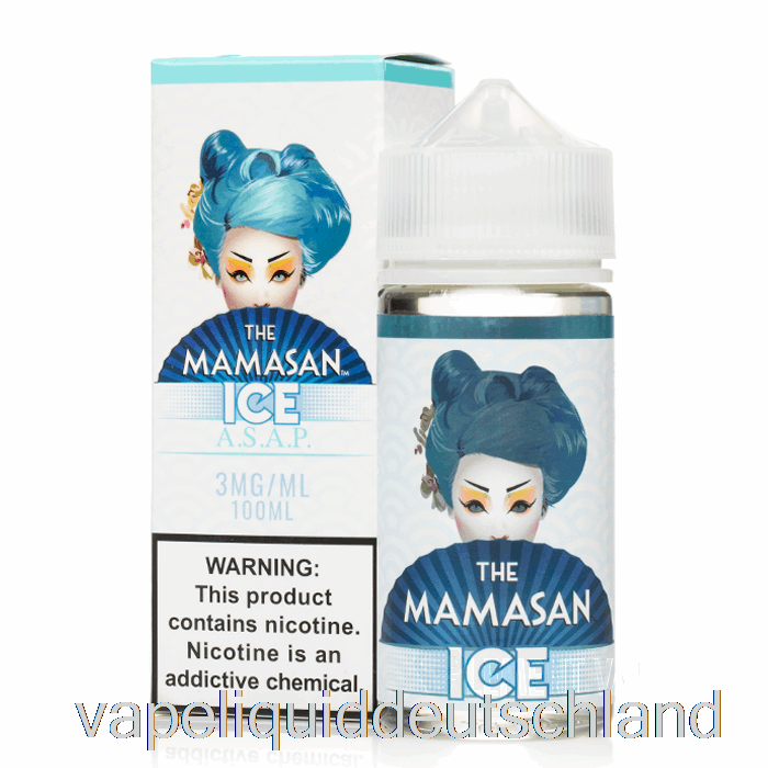 Eis So Schnell Wie Möglich – Das Mamasan E-Liquid – 100 Ml 6 Mg Vape-Flüssigkeit